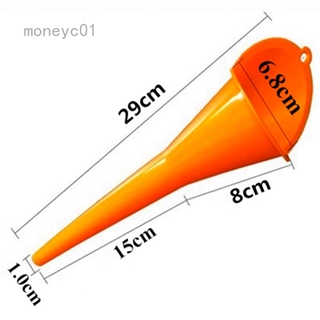 Moneyc01 กรวยหัวฉีดน้ํามันเชื้อเพลิง แฮนด์ฟรี พลาสติก ขนาดเล็ก สําหรับรถจักรยานยนต์