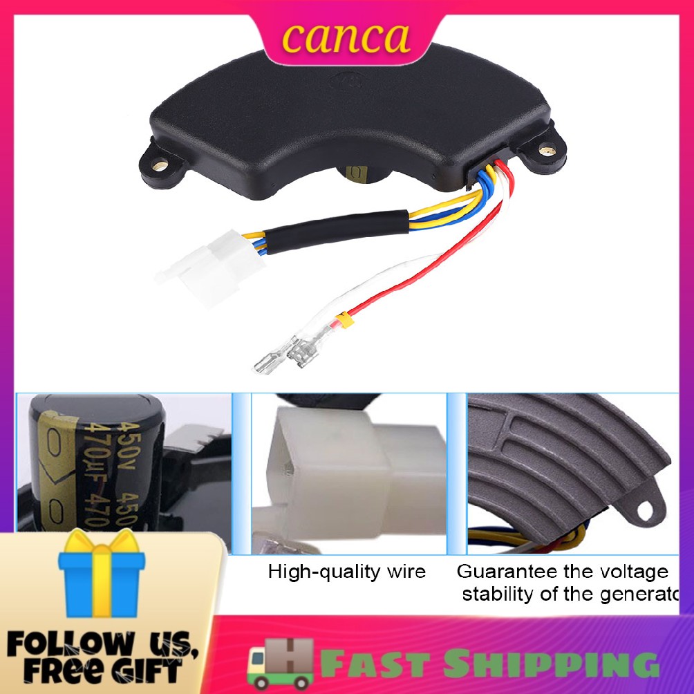 250V 470UF เครื่องกําเนิดไฟฟ้าเครื่องปรับแรงดันไฟฟ้าอัตโนมัติ AVR สําหรับ 5-6.5KW