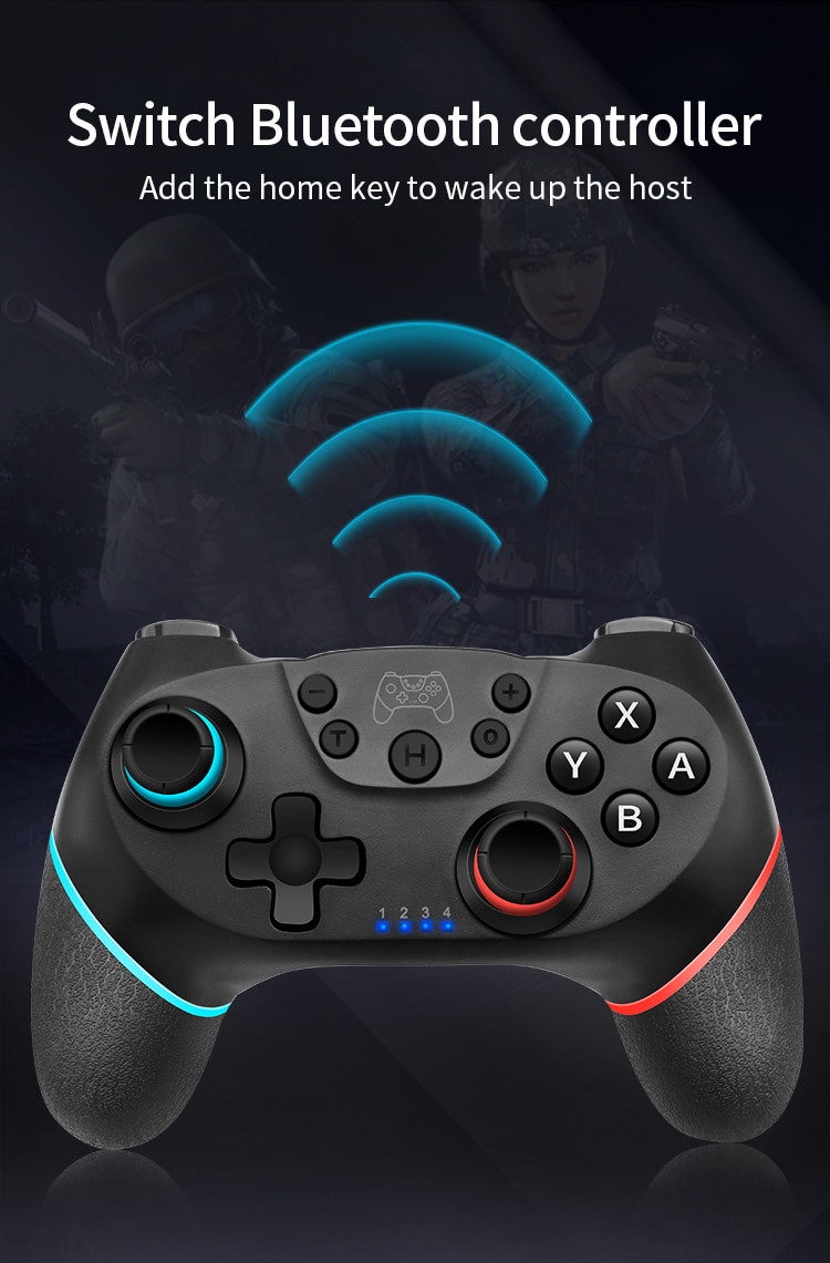 Bluetooth Gamepad For Mando Pro Nintendo Switch Wireless Controller Pc Joystick 6axis For Nintendo Controller Switch Cor ราคาท ด ท ส ด