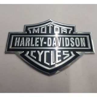 Logo Harley Dividson งาน อลูมิเนียม บาง 10.5 cm