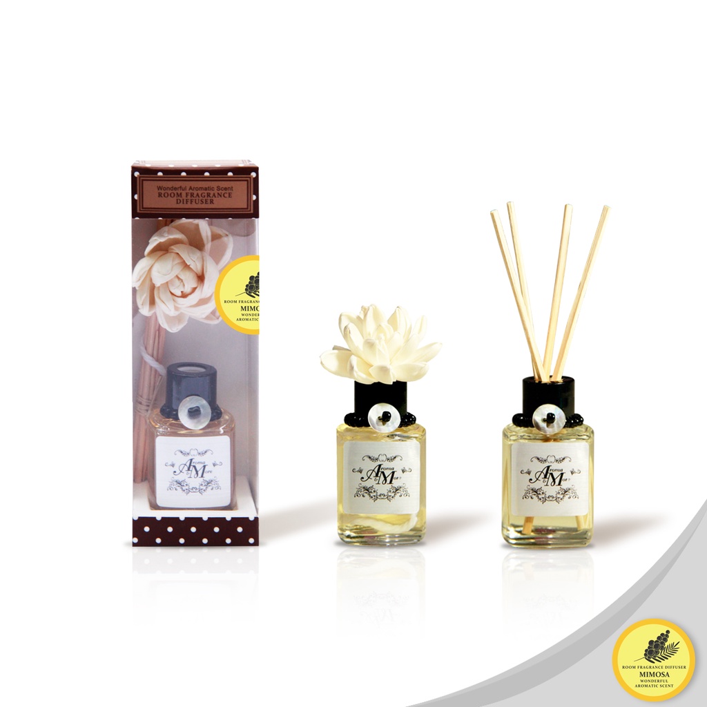 Aroma&More  Mimosa น้ำหอมกระจายกลิ่น กลิ่นหวานนุ่มนวลดอกมิโมซ่า Room Fragrance Diffuser -30/100ML  2