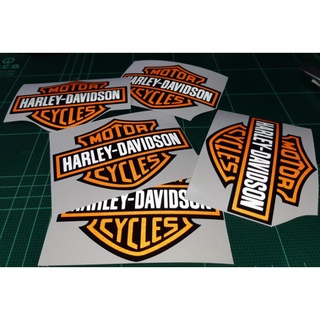 สติ๊กเกอร์ HARLEY DAVIDSON งานตัดประกอบ 2 ชั้น