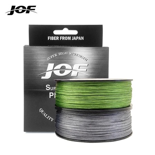 Jof Super PE สายเอ็นตกปลา PE 500 ม. 8 เส้น 15 20 30 40 50 60 80LB