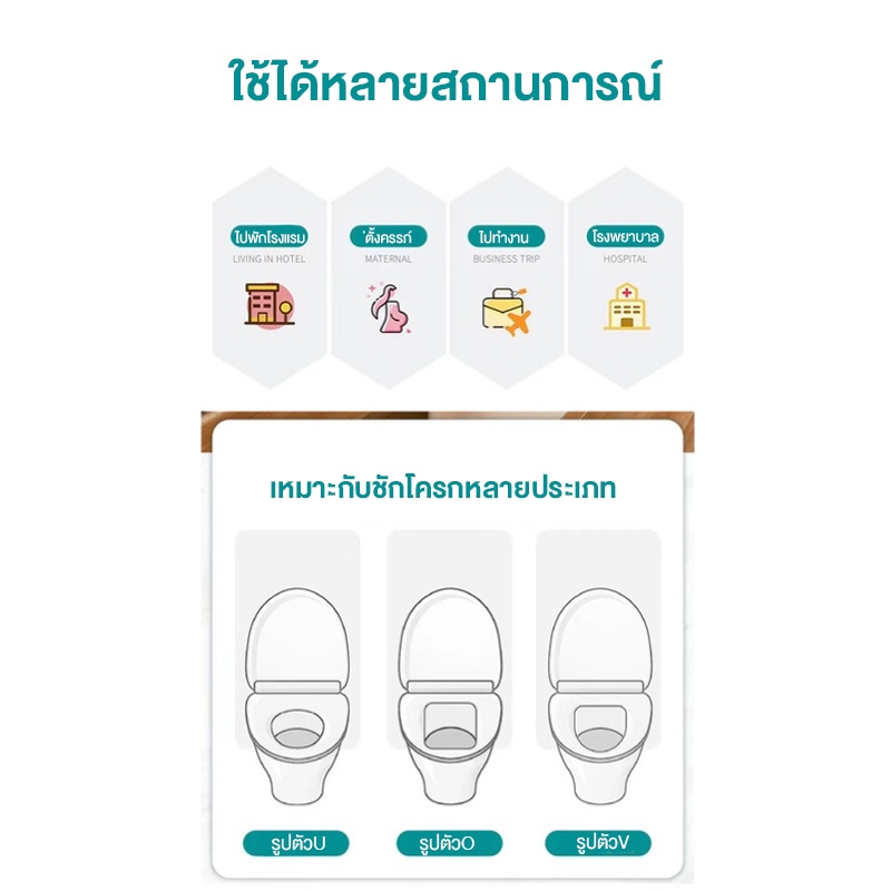 กระดาษรองนั่ง 1ซอง 10แผ่น แผ่นรองนั่งชักโครก กันน้ำ แผ่นกระดาษรองนั่งชักโครก บรรจุซองแยกแต่ละชิ้น - รูปที่ 5