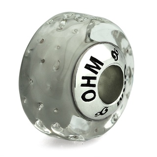 OHM Beads รุ่น Fogberry - Murano Glass Charm เครื่องประดับ บีด เงิน เแก้ว จี้ สร้อย กำไล OHMThailand