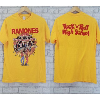 [S-5XL] เสื้อยืด พิมพ์ลาย Rock N Roll High School สําหรับ RAMONES