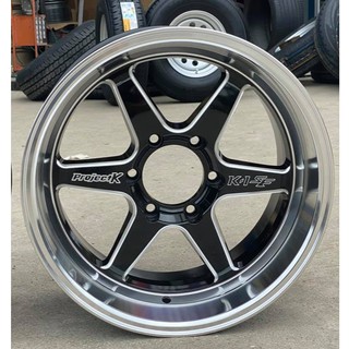 ล้อ PrajectK K1-SF 18x10.5 ET15 6x139.7 ดำเงา งานKAYS 1วง