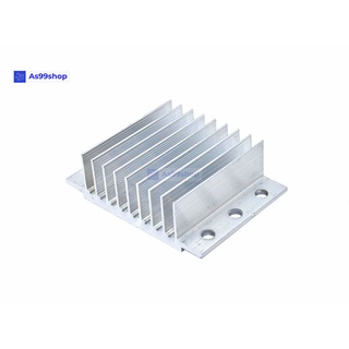 Heat Sink Aluminum Alloy Cooling block ฮีทซิงค์ระบายความร้อนหรือเย็น ขนาด(60*40*20)