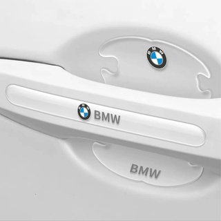 สติกเกอร์ฟิล์ม ป้องกันรอยขีดข่วน สําหรับติดมือจับประตูรถยนต์ BMW