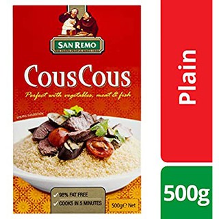 🔥*พร้อมส่ง*🔥 Cous Cous  Sanremo 500g. ข้าวสาลีป่น เบอร์ 60 คุณภาพระดับพรีเมี่ยม