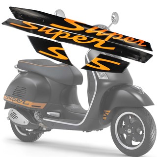 สติ๊กเกอร์กันรอย 2 d สําหรับ vespa gts 300 sport fits gts