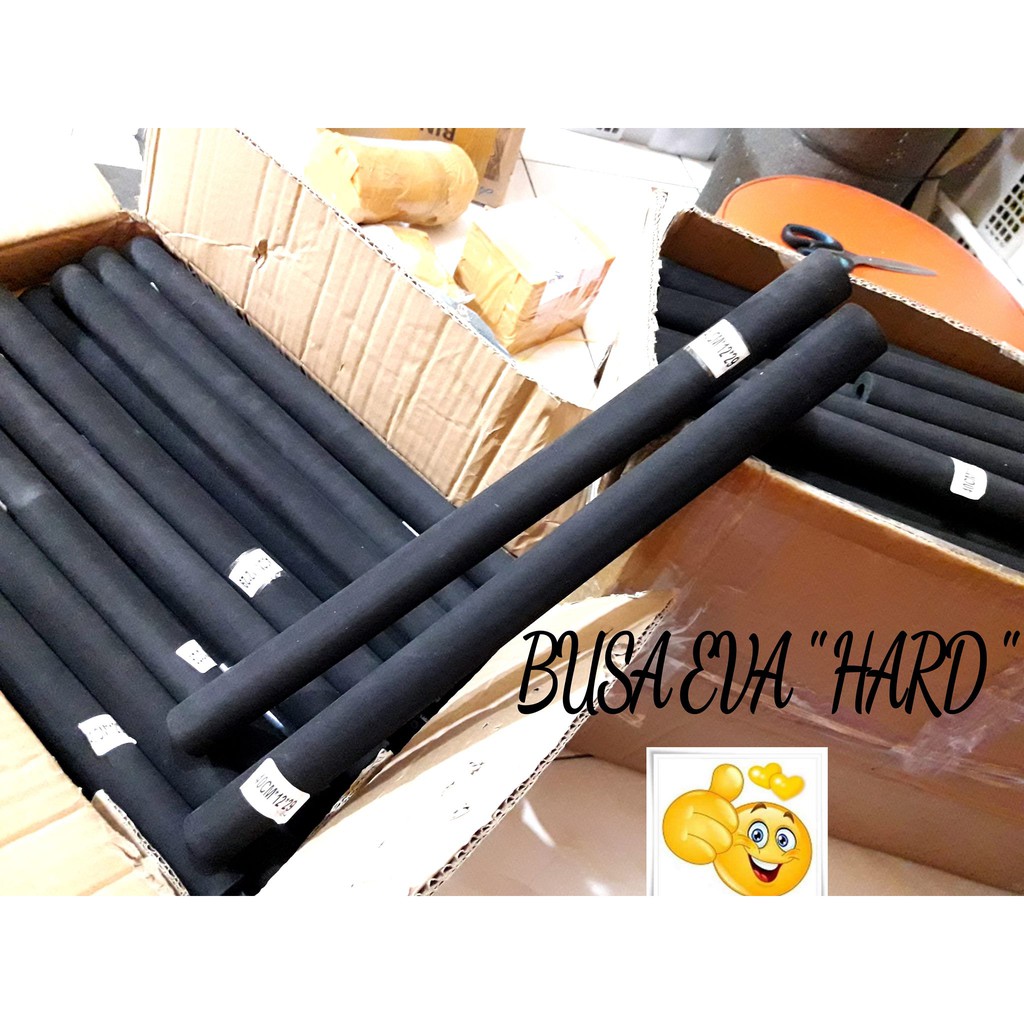 EVA HARD BLACK STRAIGHT HOLE ROD FOAM