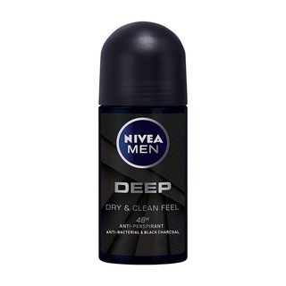 ✨สุดพิเศษ✨ NIVEA Men DEEP Roll-On นีเวีย เมน ดีพ โรล ออน 50 ml. 🚚พร้อมส่ง!! 💨