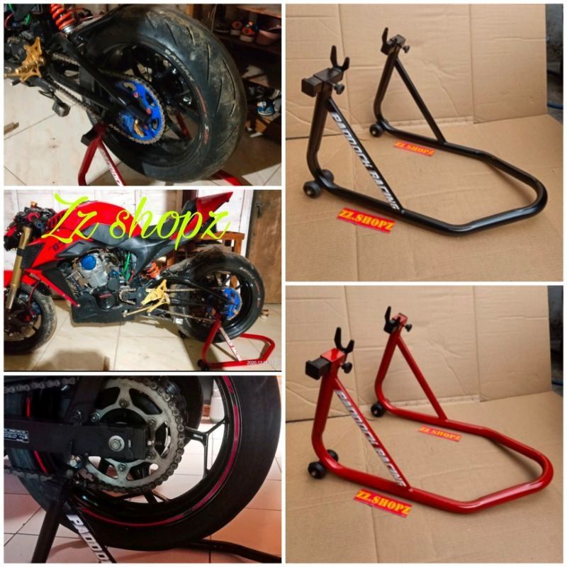 ด้านหลัง paddock jalu v ninja R25 R15 CBR GSX paddock มาตรฐานแข่ง ninja er6 zx25r MT25 MT15 R15V4 ni