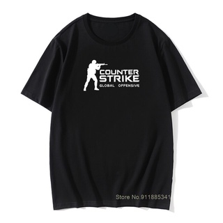 เสื้อยืดลําลอง แขนสั้น พิมพ์ลาย CS GO Counter Strike Global Offensive CSGO แฟชั่นฤดูร้อน สําหรับผู้ชายสินค้ามาใหม่ใส่สบา