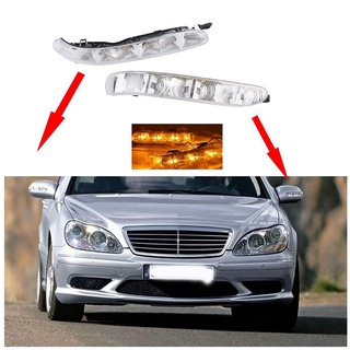 ไฟเลี้ยวกระจกมองหลัง LED สําหรับ Mercedes-Benz W220 W215 S CL Class CL500 2003-2006 2208200521 2208200621 Dinghingxi1