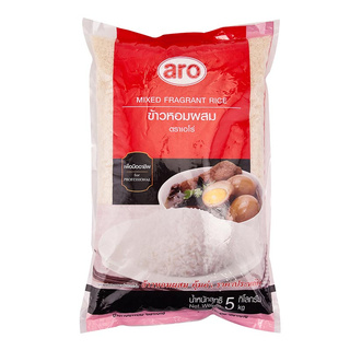 **  โปรสุดคุ้ม  ** เอโร่ ข้าวหอมผสม 30%:70% 5 กก. aro Fragrant Rice 30%:70% 5 kg