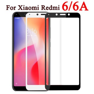 กระจกนิรภัย กันรอย กาวเต็มแผ่น เต็มจอ เก็บขอบ 5D xioami redmi 6/6A