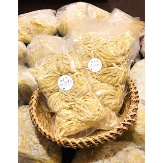 เส้นข้าวซอย เส้นสด บะหมี่ไข่เส้นแบน Khao Soi fresh egg noodles 250-500g.