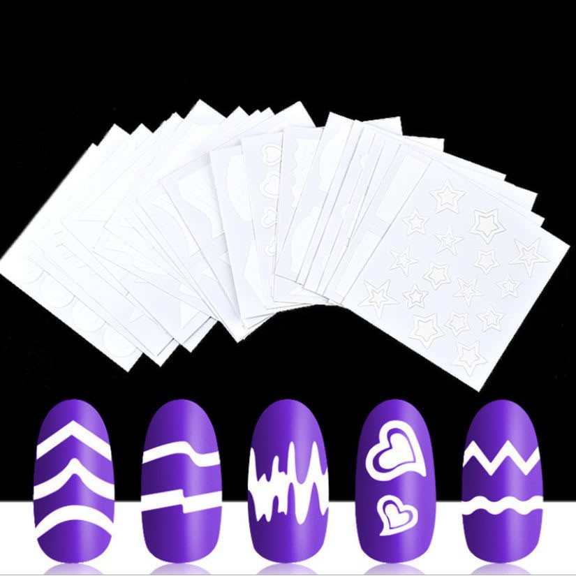 สติ๊กเกอร์กั้นสีเล็บ Tip Guides (SU) สติ๊กเกอร์แต่งเล็บ
