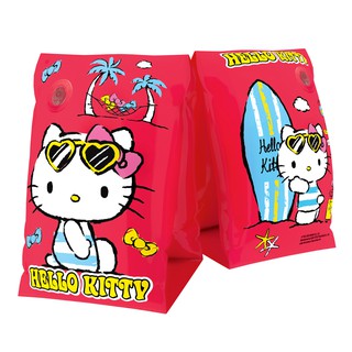 (ราคาต่อ 1 คู่)ปลอกแขนว่ายน้ำเป่าลม Hello Kitty คิตตี้ สำหรับเด็ก No. IK-6172