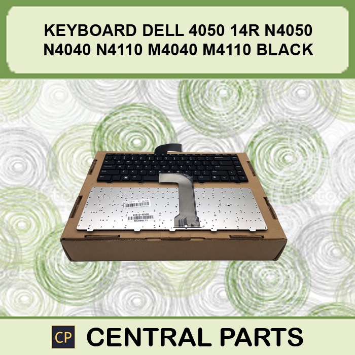 คีย์บอร์ด Dell 4050 14R N4050 N4040 N4110 M40 M4110 สีดํา