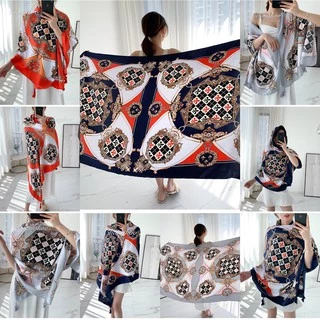 ผ้าพันคอและผ้าคลุมไหล่ คุณภาพอย่างดี กันหนาว กันลม แต่งสวย ราคาสุดคุ้ม พร้อมส่งในไทย