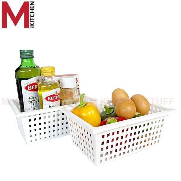 M KITCHEN 929-4 กล่องเก็บของ กล่องใส่ของ ถังจัดเก็บ กล่องออแกไนเซอร์ ตะกร้า ตะกร้าใส่ของ พลาสติก (C0)