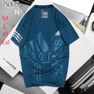 adidas เสื้อยืดแขนสั้นออกกำลังกาย