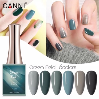 [ใส่โค้ด INCSL12 ลด 50%] Canni - Geeen Field สีเจลแคนนิ เซทสีเขียว ขนาด 16 ml