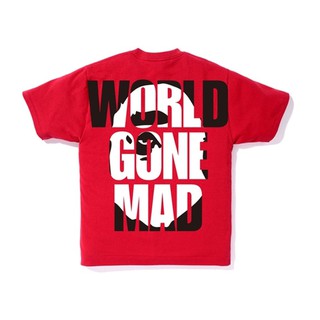 PROSPER - BAPE World Gone Mad Overlap Tee Red