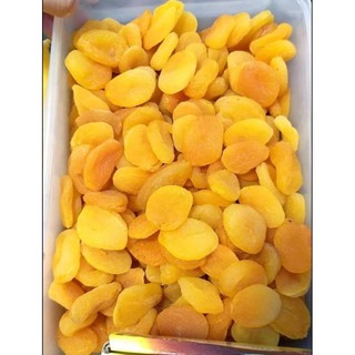 Apricot Dried แอปริคอต แอปปริคอต  แอปปริคอท เอพริคอต อบแห้ง จาก ตุรกี เปรี้ยวอมหวาน ขนาด 500 กรัม (ถุงแพ็คเอง)