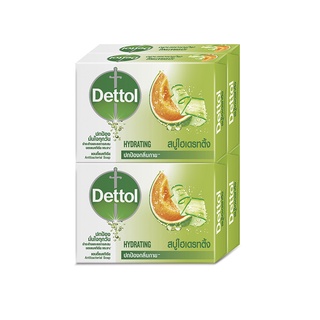 Dettol เดทตอล สบู่ก้อนแอนตี้แบคทีเรีย สูตรไฮเดรทติ้ง 65 กรัม x 4 ก้อน