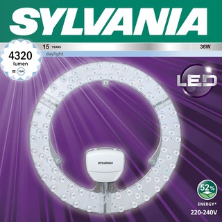 SYLVANIA  แผงไฟเพดานกลมแอลอีดี RefLED Circular Mag 36W 6500K V2 กำลัง 36 วัตต์ แสงเดย์ไลท์