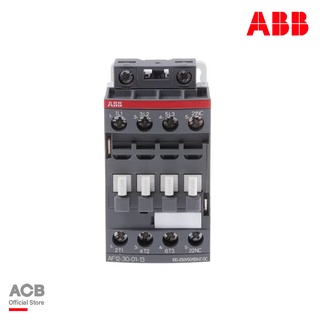 ABB : AF Range AF12 3 Pole Contactor - 9 A, 230 V ac Coil, 3NO, 5.5 kW รหัส AF12-30-01-13 : 1SBL157001R1301 เอบีบี