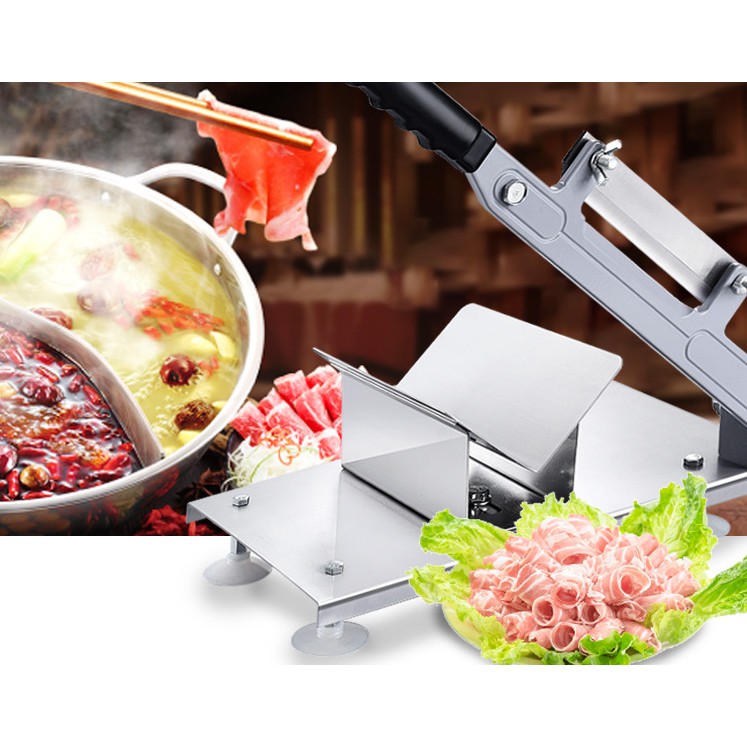 Stainless Meat Slicer เครื่องสไลด์เนื้อเนื้อสัตว์ ผักและยาจีนอเนกประสงค์ - รูปที่ 6