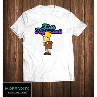 เสื้อทหาร เสื้อยืดสีขาว เสื้อคนอ้วน - คุชไฮมายด์ซิมป์สันยูนิเซ็กซ์ TSHIRT (พร้อมของสมนาคุณ) เสื้อยืด