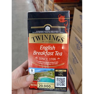 ecook ชา อังกฤษ มื้อเช้า ทไวนิ่งส์ twining english breakfast tea 25*2g 50g