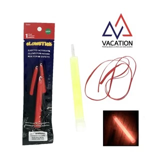 VACATION แท่งไฟเรืองแสง Glow Stick 6 นิ้ว ใช้แล้วทิ้ง เรืองแสง 6–8 ชม. งานปาร์ตี้/กิจกรรม