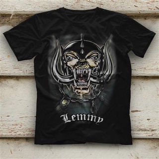 เสื้อยืด ลาย Motárhead Lemmy สีดํา สําหรับผู้ชาย และผู้หญิง