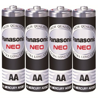 ถ่านไฟฉาย R6NT/4SL AA (แพ็ค 4 ก้อน) Panasonic NEO/Panasonic batteries R6NT / 4SL AA (pack of 4) Panasonic NEO