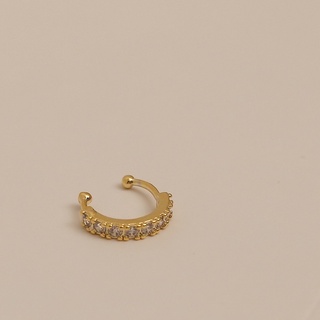 TIMI White gem medium size earcuff ต่างหูหนีบ ปรับขนาดได้