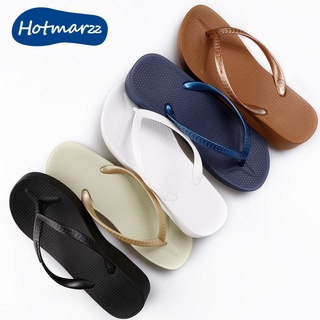 Hotmarzz wedge flip-flops รองเท้าแตะแพลตฟอร์มผู้หญิงรองเท้าแตะแฟชั่น