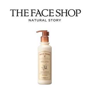 [THE FACE SHOP] Rich Hand V Soft Touch Hand Lotion 200ml  โลชั่นทามือ  สินค้าเกาหลีแท้ๆส่งตรงจากเกาหลี