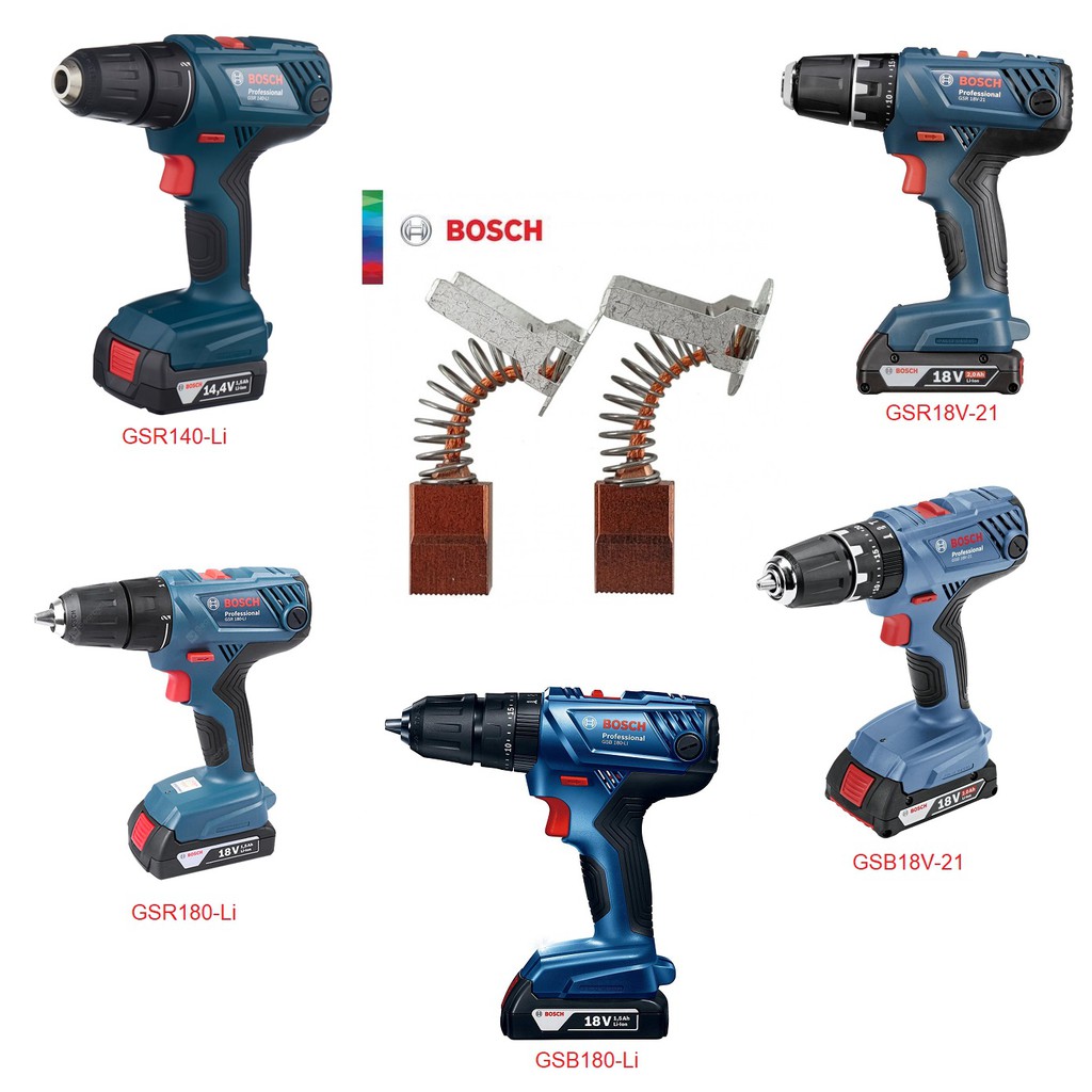 BOSCH แปรงถ่าน (แท้) สว่านไร้สาย รุ่น GSB180-Li, GSR180-Li #1607000CZ1 (อะไหล่แท้100%) สินค้า