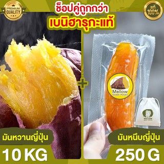 Duo Set ถูกกว่า มันหวานญี่ปุ่น 10kg + มันหนึบ 250g มันหวานญี่ปุ่นแท้ มันญี่ปุ่นหวาน นำเข้า มันญี่ปุ่นแท้ ขนมญี่ปุ่น