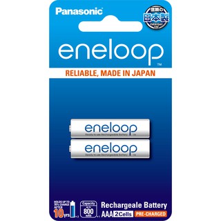 🎉🎏สินค้าใหม่  made in Japan 🇯🇵🎉ถ่านชาร์จเอเนลูป AAA (แพ็ค 2 ก้อน) Panasonic BK-4MCCE/2NT