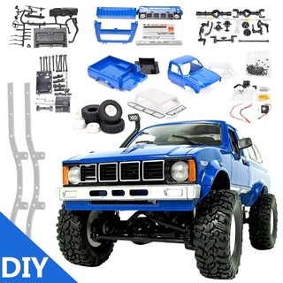 ชุดของเล่นรถไต่หินบังคับ 2.4G WPL C24 DIY 4WD