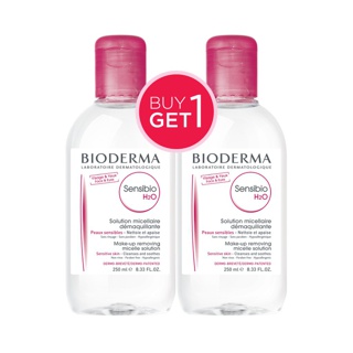 BIODERMA ไบโอเดอร์มา เซ็นซิบิโอ เอชทูโอ 250 มล. ทวินแพค 1 แถม 1