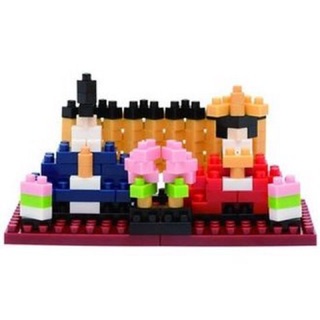 แท้ 100% จากญี่ปุ่น Nano Block นาโน บล็อค Kawada Japan ตุ๊กตาแต่งงานญี่ปุ่น NBC-130 Japanese Wedding Dolls